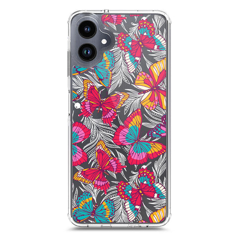 Samsung Galaxy A06 Cover - O'Nation Butterfly Dreams Series 1 - Clear Phone Case - Soft Silicon Borders