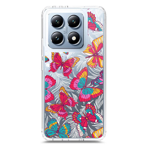 Xiaomi 14T Pro Cover - O'Nation Butterfly Dreams Series 1 - Clear Phone Case - Soft Silicon Borders