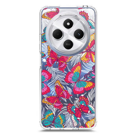 Xiaomi Redmi 14R Cover - O'Nation Butterfly Dreams Series 1 - Clear Phone Case - Soft Silicon Borders