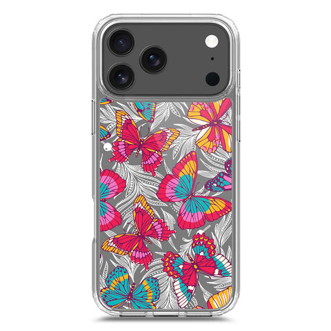 iPhone 17 Pro Max Cover - O'Nation Butterfly Dreams Series 1 - Clear Phone Case - Soft Silicon Borders