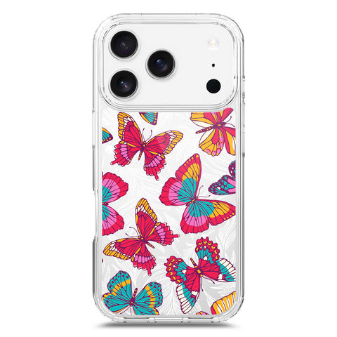iPhone 17 Pro Cover - O'Nation Butterfly Dreams Series 1 - Clear Phone Case - Soft Silicon Borders