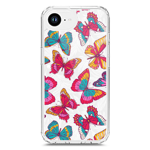 iPhone 16e Cover - O'Nation Butterfly Dreams Series 1 - Clear Phone Case - Soft Silicon Borders