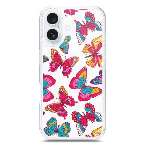 iPhone 17 Cover - O'Nation Butterfly Dreams Series 1 - Clear Phone Case - Soft Silicon Borders