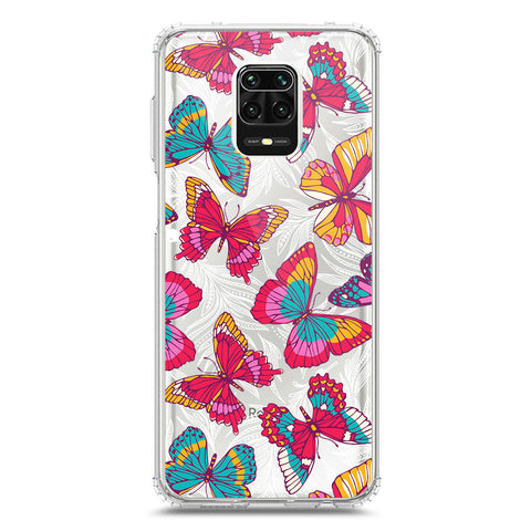 Xiaomi Redmi Note 9 Pro Max Cover - O'Nation Butterfly Dreams Series 1 - Clear Phone Case - Soft Silicon Borders