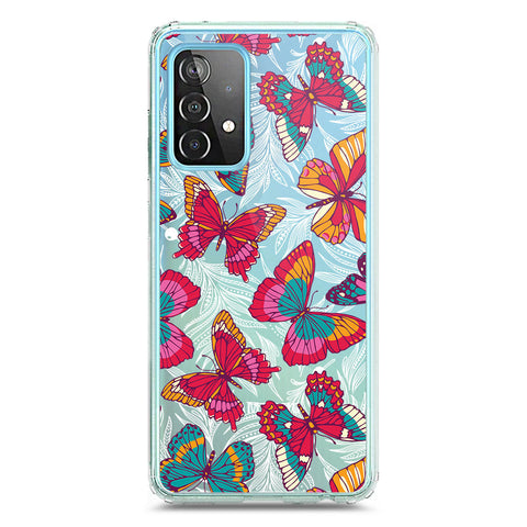 Samsung Galaxy A52s 5G Cover - O'Nation Butterfly Dreams Series 1 - Clear Phone Case - Soft Silicon Borders