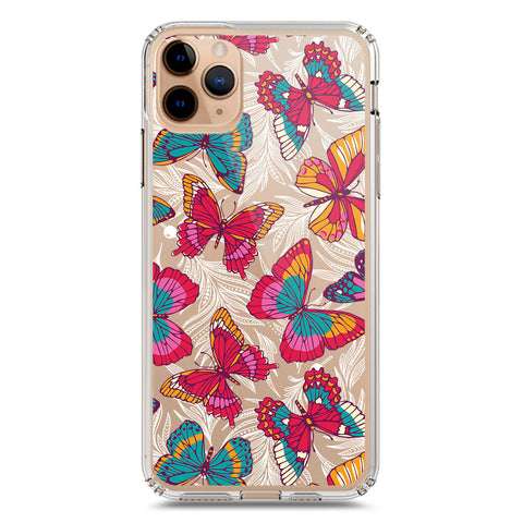 iPhone 11 Pro Max Cover - O'Nation Butterfly Dreams Series 1 - Clear Phone Case - Soft Silicon Borders