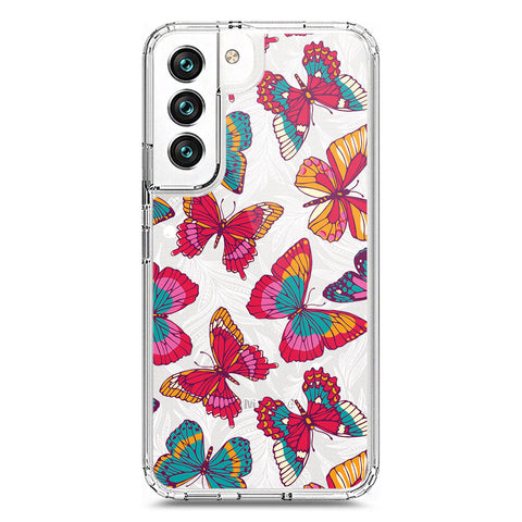 Samsung Galaxy S22 5G Cover - O'Nation Butterfly Dreams Series 1 - Clear Phone Case - Soft Silicon Borders