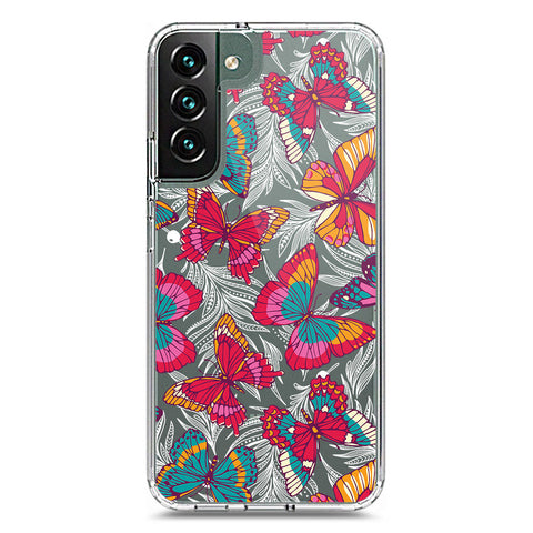 Samsung Galaxy S22 Plus 5G Cover - O'Nation Butterfly Dreams Series 1 - Clear Phone Case - Soft Silicon Borders