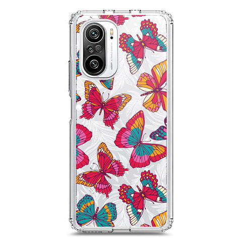Xiaomi Redmi K40 Cover - O'Nation Butterfly Dreams Series 1 - Clear Phone Case - Soft Silicon Borders