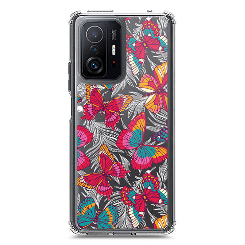 Xiaomi Mi 11T Cover - O'Nation Butterfly Dreams Series 1 - Clear Phone Case - Soft Silicon Borders