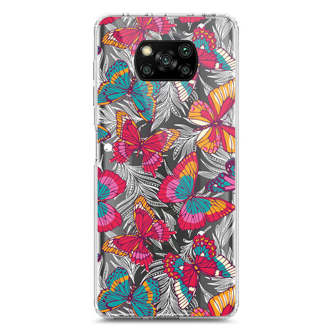 Xiaomi Poco X3 Pro Cover - O'Nation Butterfly Dreams Series 1 - Clear Phone Case - Soft Silicon Borders