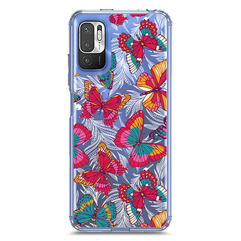 Xiaomi Redmi Note 10T 5G Cover - O'Nation Butterfly Dreams Series 1 - Clear Phone Case - Soft Silicon Borders