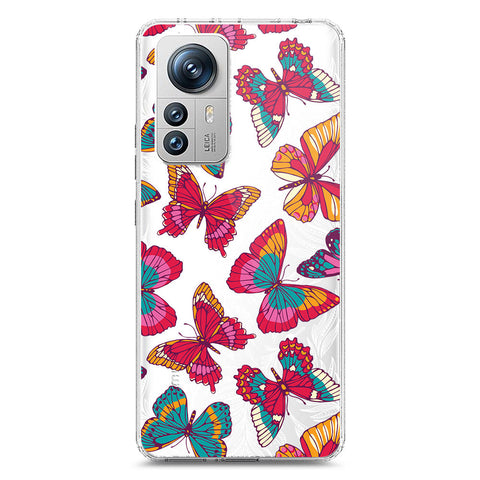 Xiaomi 12 Pro Cover - O'Nation Butterfly Dreams Series 1 - Clear Phone Case - Soft Silicon Borders