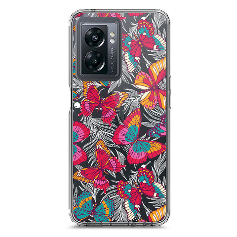 OnePlus Nord N300 Cover - O'Nation Butterfly Dreams Series 1 - Clear Phone Case - Soft Silicon Borders