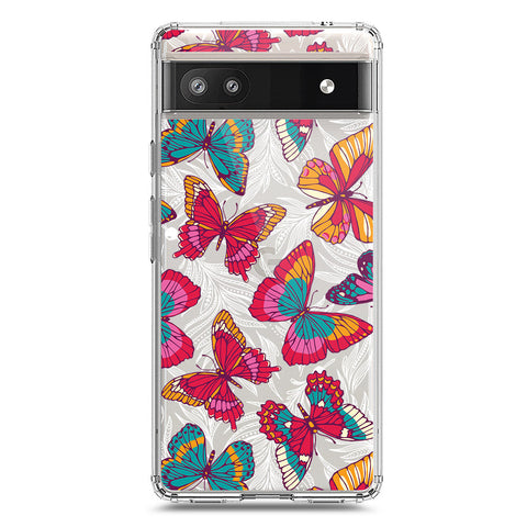 Google Pixel 6 Cover - O'Nation Butterfly Dreams Series 1 - Clear Phone Case - Soft Silicon Borders