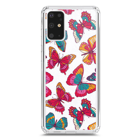 Samsung Galaxy S20 Plus Cover - O'Nation Butterfly Dreams Series 1 - Clear Phone Case - Soft Silicon Borders