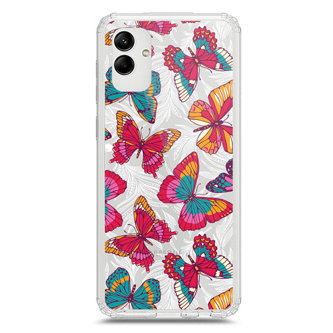 Samsung Galaxy A02s Cover - O'Nation Butterfly Dreams Series 1 - Clear Phone Case - Soft Silicon Borders