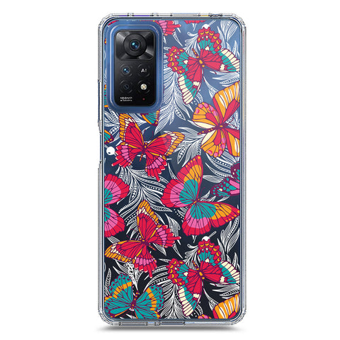 Xiaomi Redmi Note 11 pro Cover - O'Nation Butterfly Dreams Series 1 - Clear Phone Case - Soft Silicon Borders