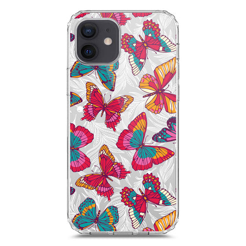 iPhone 12 Pro Cover - O'Nation Butterfly Dreams Series 1 - Clear Phone Case - Soft Silicon Borders