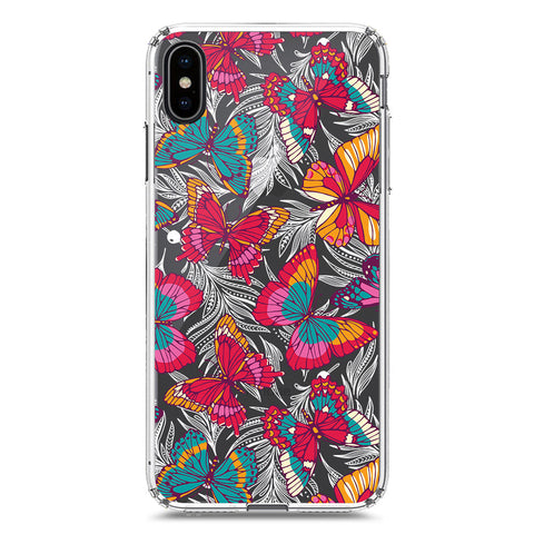 iPhone XS / X Cover - O'Nation Butterfly Dreams Series 1 - Clear Phone Case - Soft Silicon Borders