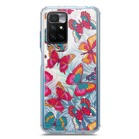 Xiaomi Redmi 10 Prime Cover - O'Nation Butterfly Dreams Series 1 - Clear Phone Case - Soft Silicon Borders
