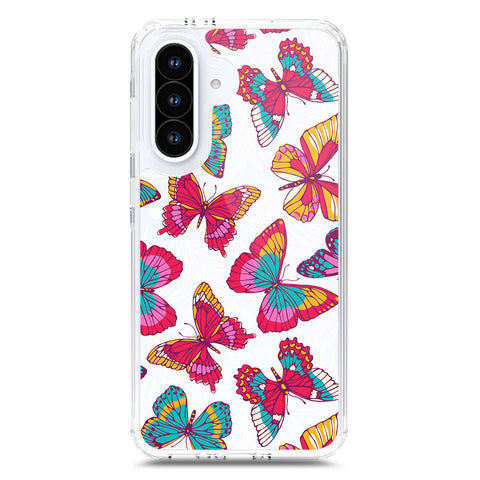 Samsung Galaxy M17 Cover - O'Nation Butterfly Dreams Series 1 - Clear Phone Case - Soft Silicon Borders