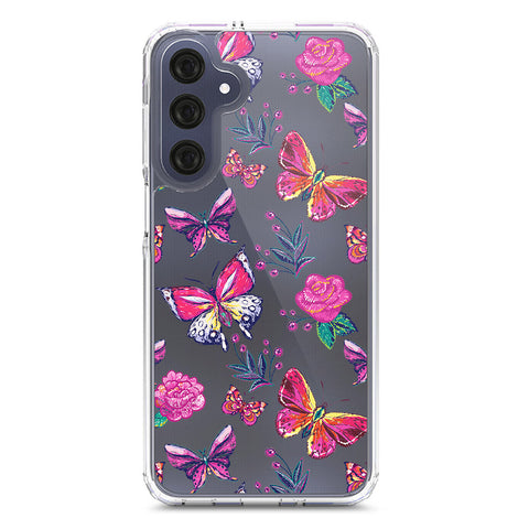 Samsung Galaxy A16 5G Cover - O'Nation Butterfly Dreams Series 1 - Clear Phone Case - Soft Silicon Borders