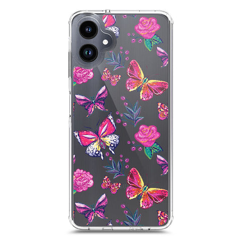 Samsung Galaxy A06 Cover - O'Nation Butterfly Dreams Series 1 - Clear Phone Case - Soft Silicon Borders
