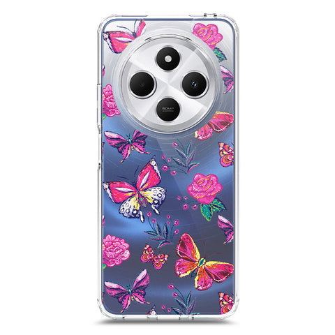 Xiaomi Redmi 14R Cover - O'Nation Butterfly Dreams Series 1 - Clear Phone Case - Soft Silicon Borders