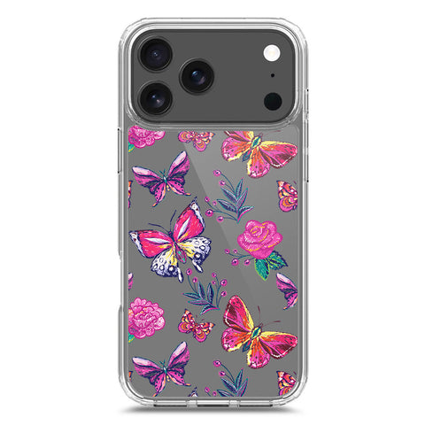 iPhone 17 Pro Max Cover - O'Nation Butterfly Dreams Series 1 - Clear Phone Case - Soft Silicon Borders