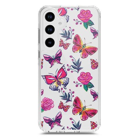 Samsung Galaxy A33 5G Cover - O'Nation Butterfly Dreams Series 1 - Clear Phone Case - Soft Silicon Borders
