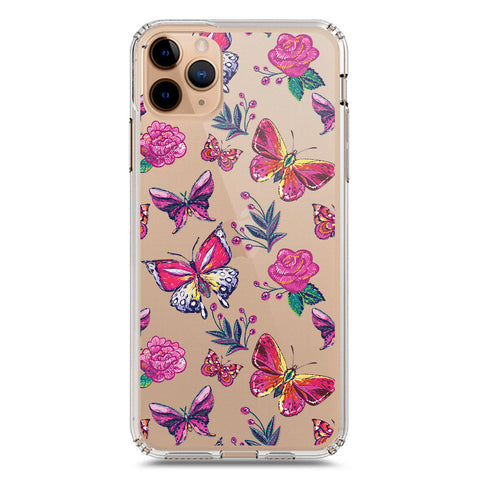 iPhone 11 Pro Max Cover - O'Nation Butterfly Dreams Series 1 - Clear Phone Case - Soft Silicon Borders