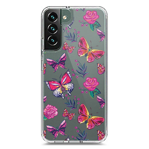 Samsung Galaxy S22 Plus 5G Cover - O'Nation Butterfly Dreams Series 1 - Clear Phone Case - Soft Silicon Borders