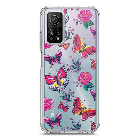 Xiaomi Mi 10T Cover - O'Nation Butterfly Dreams Series 1 - Clear Phone Case - Soft Silicon Borders