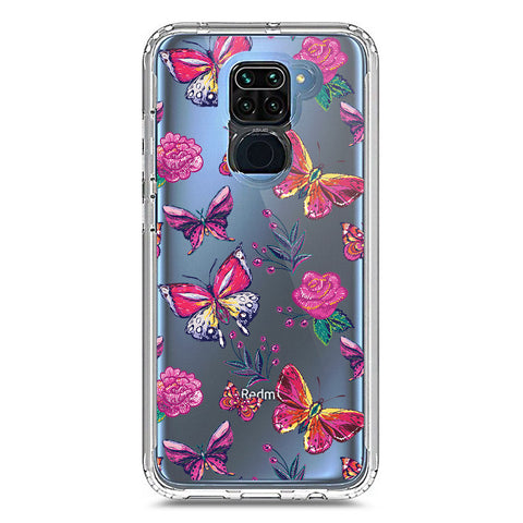 Xiaomi Redmi 10X 4G Cover - O'Nation Butterfly Dreams Series 1 - Clear Phone Case - Soft Silicon Borders