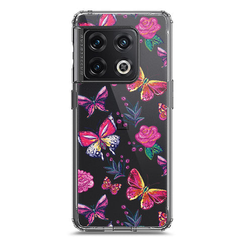 OnePlus 10 Pro Cover - O'Nation Butterfly Dreams Series 1 - Clear Phone Case - Soft Silicon Borders
