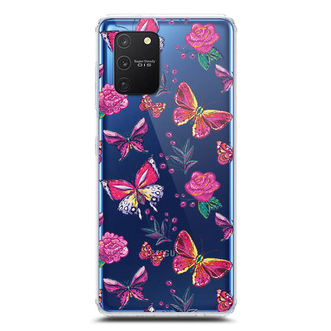 Samsung Galaxy S10 Lite Cover - O'Nation Butterfly Dreams Series 1 - Clear Phone Case - Soft Silicon Borders