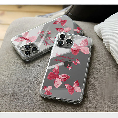 Xiaomi Redmi Note 9S Cover - O'Nation Butterfly Dreams Series 2 - Clear Phone Case - Soft Silicon Borders