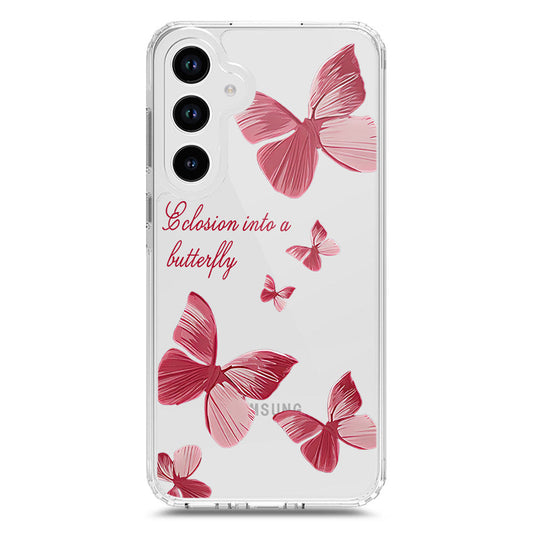 Samsung Galaxy A33 5G Cover - O'Nation Butterfly Dreams Series 2 - Clear Phone Case - Soft Silicon Borders