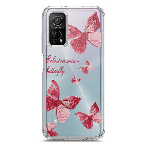 Xiaomi Mi 10T Pro Cover - O'Nation Butterfly Dreams Series 2 - Clear Phone Case - Soft Silicon Borders