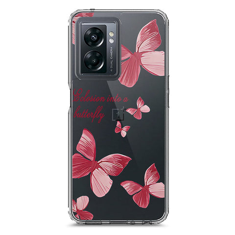 Oppo K10 5G Cover - O'Nation Butterfly Dreams Series 2 - Clear Phone Case - Soft Silicon Borders