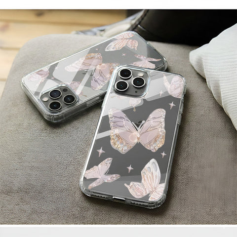 Samsung Galaxy A21s Cover - O'Nation Butterfly Dreams Series 2 - Clear Phone Case - Soft Silicon Borders