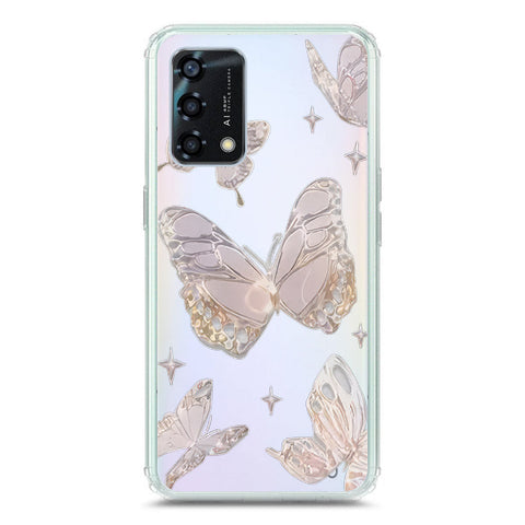 Oppo F19s Cover - O'Nation Butterfly Dreams Series 2 - Clear Phone Case - Soft Silicon Borders