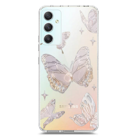 Samsung Galaxy A34 5G Cover - O'Nation Butterfly Dreams Series 2 - Clear Phone Case - Soft Silicon Borders