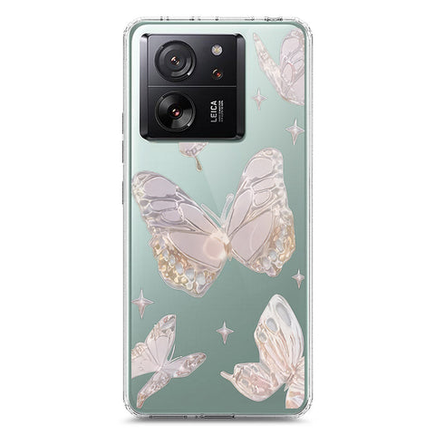 Xiaomi 13T Cover - O'Nation Butterfly Dreams Series 2 - Clear Phone Case - Soft Silicon Borders