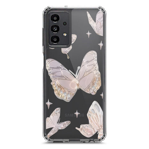 Samsung Galaxy A13 Cover - O'Nation Butterfly Dreams Series 2 - Clear Phone Case - Soft Silicon Borders