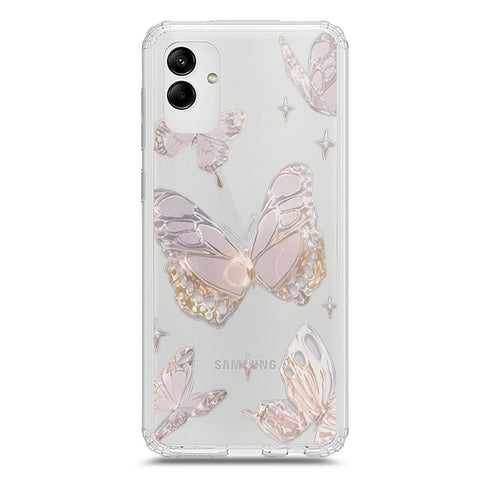 Samsung Galaxy A05 Cover - O'Nation Butterfly Dreams Series 2 - Clear Phone Case - Soft Silicon Borders