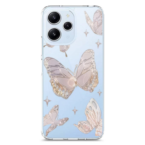 Xiaomi Redmi 12 Cover - O'Nation Butterfly Dreams Series 2 - Clear Phone Case - Soft Silicon Borders