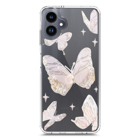 Samsung Galaxy A06 Cover - O'Nation Butterfly Dreams Series 2 - Clear Phone Case - Soft Silicon Borders