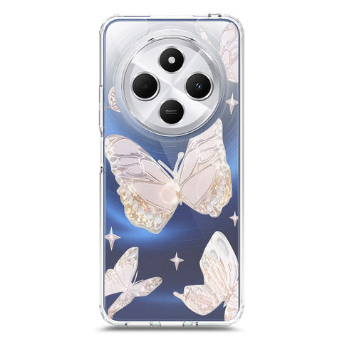 Xiaomi Redmi 14R Cover - O'Nation Butterfly Dreams Series 2 - Clear Phone Case - Soft Silicon Borders
